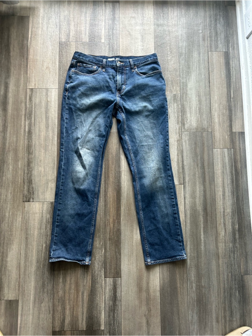 Classic Men's Blue Denim Jeans
